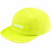Supreme Corduroy Camp Cap - Neon Yellow (front)