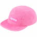 Supreme Corduroy Camp Cap - Pink (front)