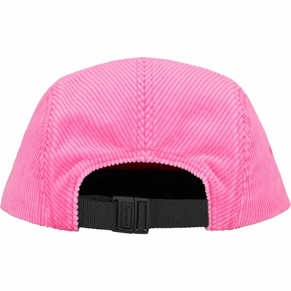 Supreme Corduroy Camp Cap - Pink (front)