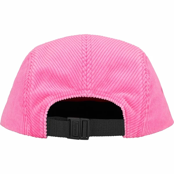 Supreme Corduroy Camp Cap - Pink (front)