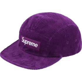 Supreme Corduroy Camp Cap Purple