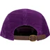 Supreme Corduroy Camp Cap - Purple (front)