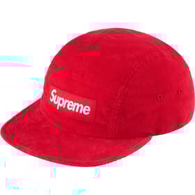 Supreme Corduroy Camp Cap Red