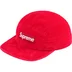Supreme Corduroy Camp Cap - Red (front)