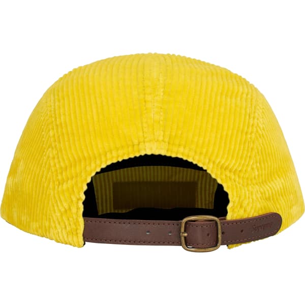 Supreme Corduroy Camp Cap - Yellow (front)