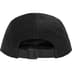 Supreme Corduroy Pocket Camp Cap - Black (front)