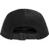 Supreme Corduroy Pocket Camp Cap - Black (front)