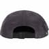 Supreme Corduroy Pocket Camp Cap - Black (front)
