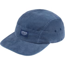 Supreme Corduroy Pocket Camp Cap Blue