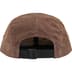 Supreme Corduroy Pocket Camp Cap - Brown (front)