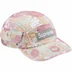 Supreme Corduroy Pocket Camp Cap - Floral (front)