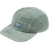 Supreme Corduroy Pocket Camp Cap - Work Teal (front)