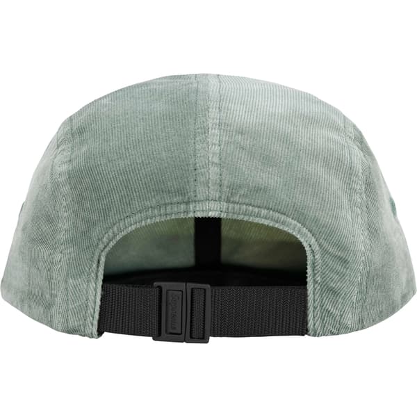 Supreme Corduroy Pocket Camp Cap - Work Teal (front)