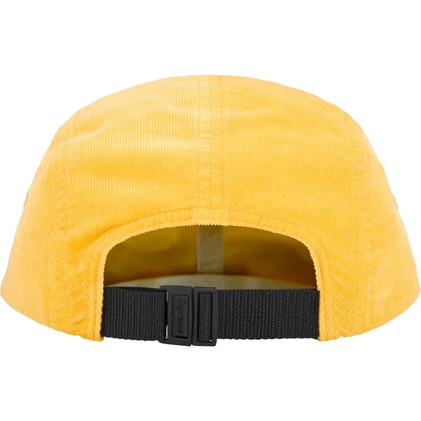 Supreme Corduroy Pocket Camp Cap - Yellow (front)