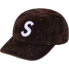 Supreme Corduroy S Logo 6-Panel Dark Brown