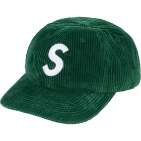 Supreme Corduroy S Logo 6-Panel Green