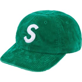 Supreme Corduroy S Logo 6-Panel Green