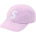 Supreme Corduroy S Logo 6-Panel - Light Purple (front)