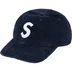 Supreme Corduroy S Logo 6-Panel - Navy (front)