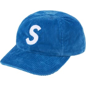 Supreme Corduroy S Logo 6-Panel Royal