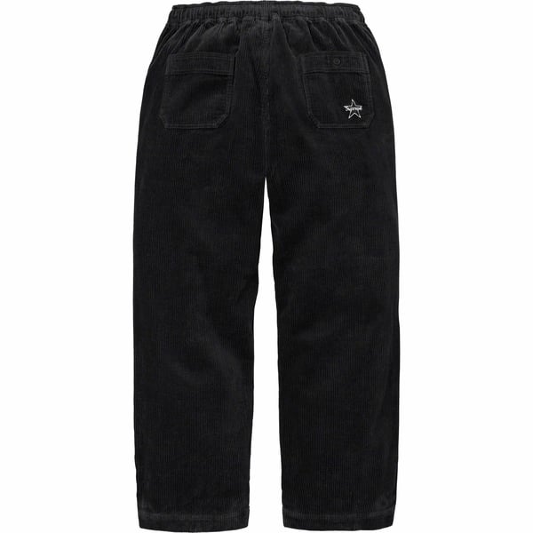 Supreme Corduroy Skate Pant - Black (front)