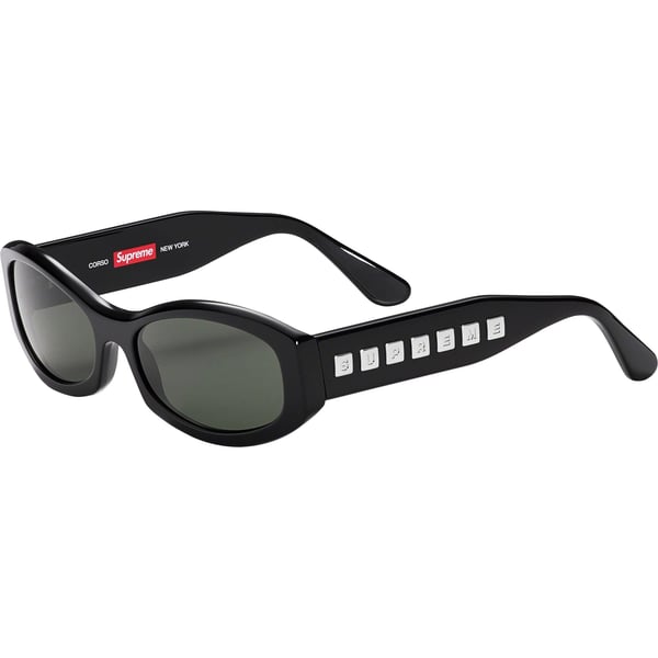 Supreme Corso Sunglasses - Black (front)