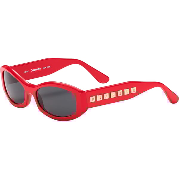 Supreme Corso Sunglasses - Red (front)