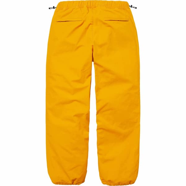 Supreme Cotton Cinch Pant - Yellow (front)