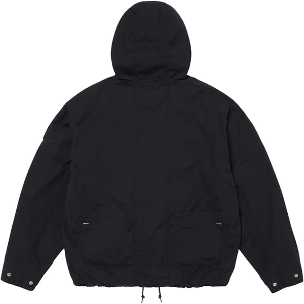 Supreme Cotton Utility Anorak - Black (front)
