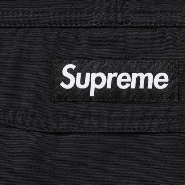Supreme Cotton Utility Anorak - Black (front)
