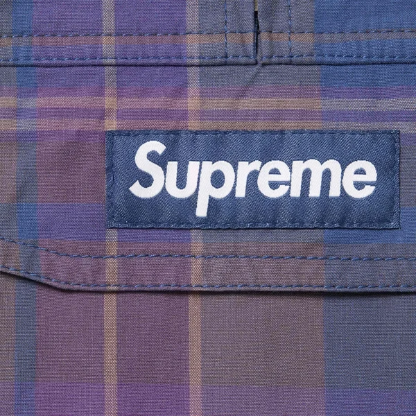 Supreme Cotton Utility Anorak - Plaid (front)
