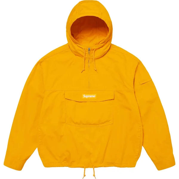 Supreme Cotton Utility Anorak - Yellow (front)