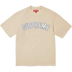 Supreme Cracked Arc S/S Top Light Tan