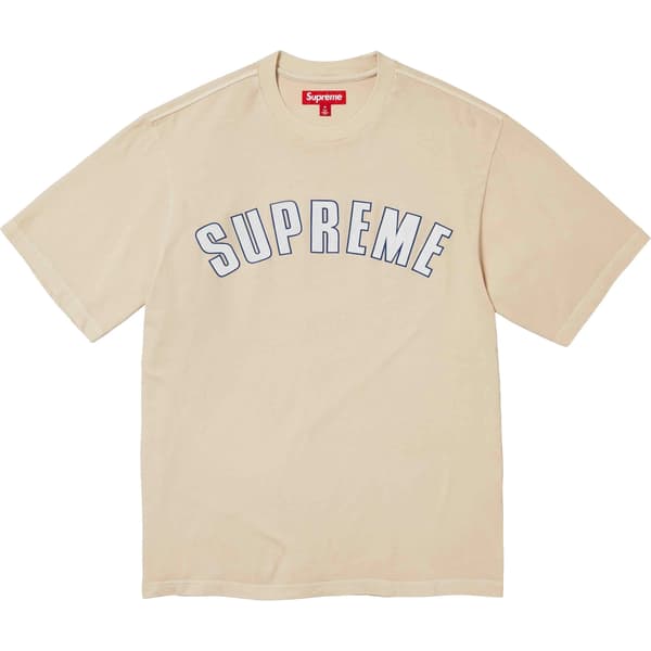 Supreme Cracked Arc S/S Top - Light Tan (front)
