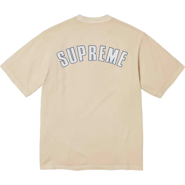 Supreme Cracked Arc S/S Top - Light Tan (front)