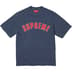 Supreme Cracked Arc S/S Top - Navy (front)
