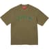 Supreme Cracked Arc S/S Top - Olive (front)