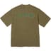 Supreme Cracked Arc S/S Top - Olive (front)