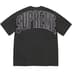 Supreme Cracked Back Arc S/S Top - Black (front)