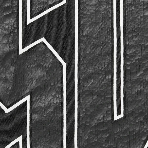 Supreme Cracked Back Arc S/S Top - Black (front)