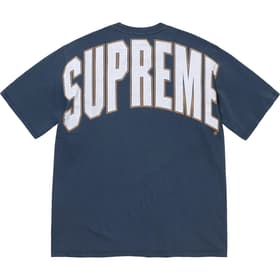 Supreme Cracked Back Arc S/S Top Navy