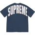 Supreme Cracked Back Arc S/S Top - Navy (front)