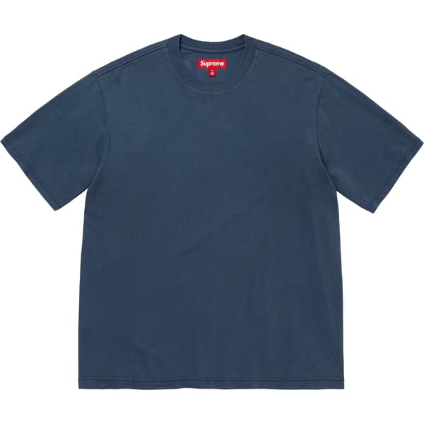 Supreme Cracked Back Arc S/S Top - Navy (front)
