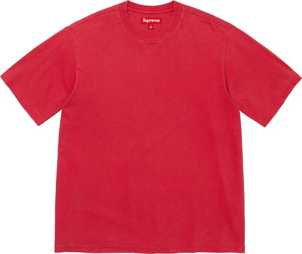 Supreme Cracked Back Arc S/S Top - Red (front)
