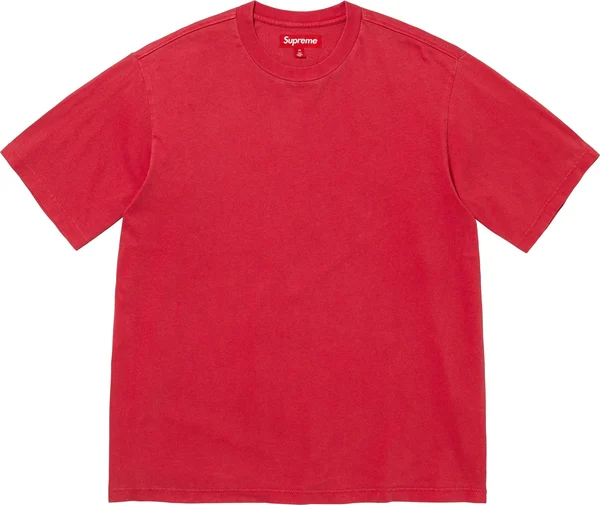 Supreme Cracked Back Arc S/S Top - Red (front)