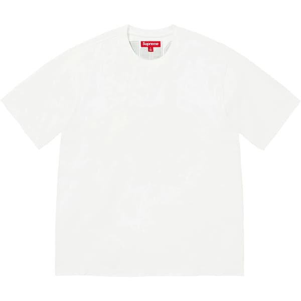 Supreme Cracked Back Arc S/S Top - White (front)