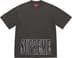 Supreme Cracked Stretch S/S Top - Black (front)