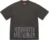 Supreme Cracked Stretch S/S Top - Black (front)
