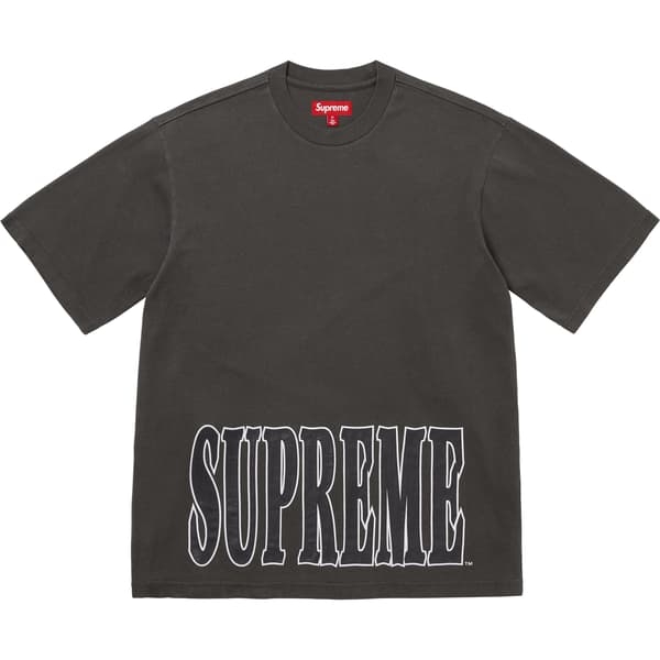 Supreme Cracked Stretch S/S Top - Black (front)