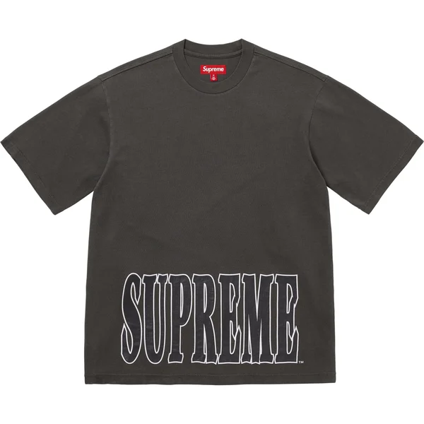 Supreme Cracked Stretch S/S Top - Black (front)